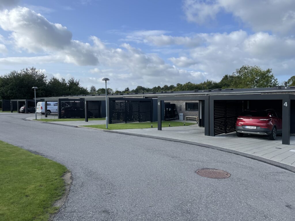 Carporte, dobbelt carport, stål carport